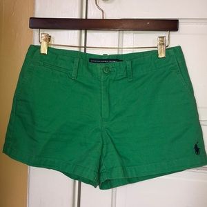 Ralph Lauren Sport green chino shorts